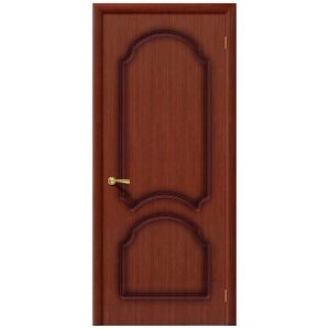 Дверь межкомнатная шпонированная коллекция Стандарт, Соната, 2000х600х40 мм., глухая, макоре (Ф-15)