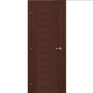 Дверь межкомнатная эко шпон коллекция Pronto, M13, 2000х700х40 мм., правая, глухая, Wenge