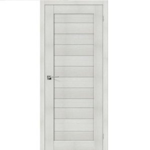 Дверь межкомнатная эко шпон коллекция Porta, Порта-21, 2000х700х40 мм., глухая, Bianco Veralinga