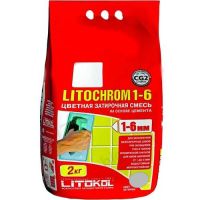 Затирка для швов Litochrom 1-6, C50, светло- бежевая, 2 кг Litokol (Литокол)