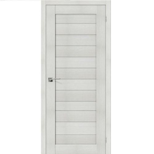 Дверь межкомнатная эко шпон коллекция Porta, Порта-21, 2000х900х40 мм., глухая, Bianco Veralinga