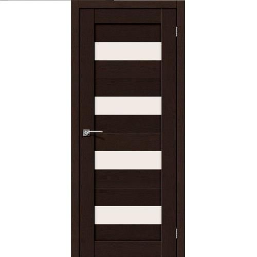Дверь межкомнатная эко шпон коллекция Porta, Порта-23, 2000х700х40 мм., остекленная, СТ-Magic Fog, Orso