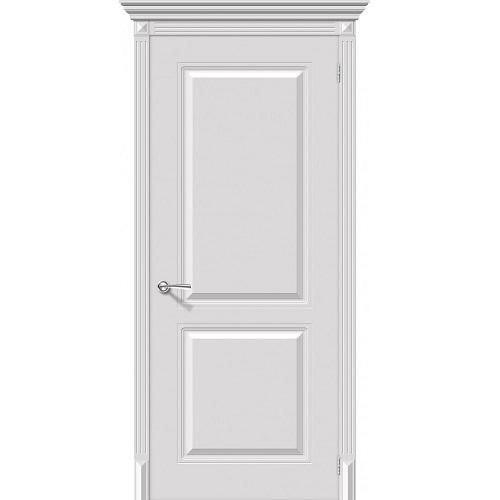 Дверь межкомнатная эмалированная коллекция Flex, Блюз, 2000х900х40 мм., глухая, Белый (К-23)