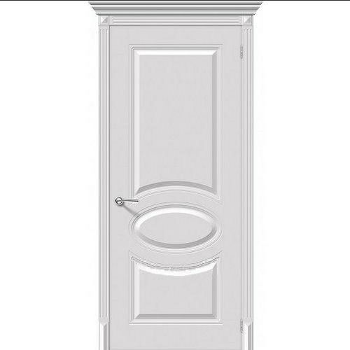 Дверь межкомнатная эмалированная коллекция Flex, Джаз, 2000х800х40 мм., глухая, Белый (К-23)