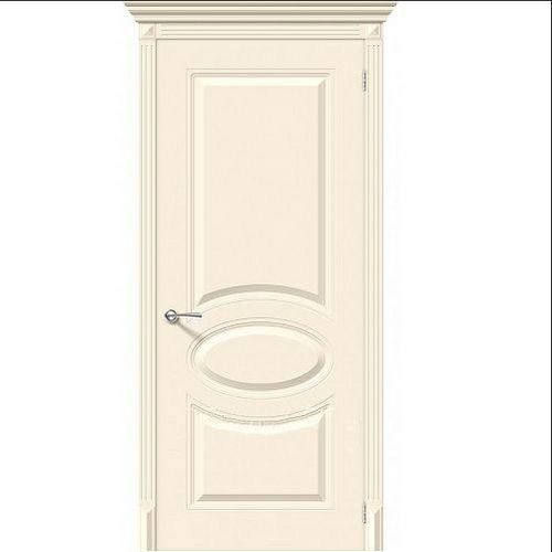 Дверь межкомнатная эмалированная коллекция Flex, Джаз, 2000х800х40 мм., глухая, Крем (К-14)