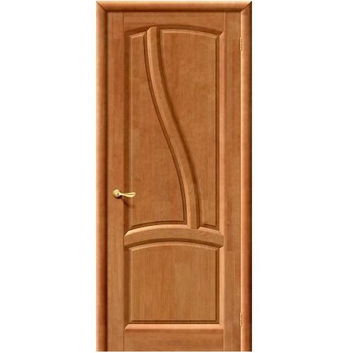 Дверь межкомнатная из массива Классическая, Рафаэль, 2000х700х40, глухая, Орех (Т-26)