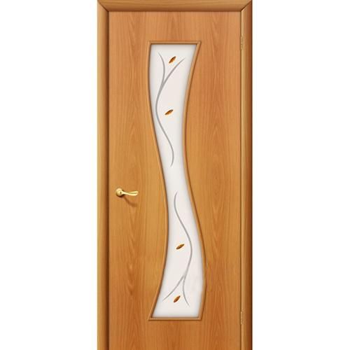 Дверь межкомнатная ламинированная, коллекция 10, 11Ф, 2000х600х40 мм., остекленная, СТ-Фьюзинг, МиланОрех (Л-12)