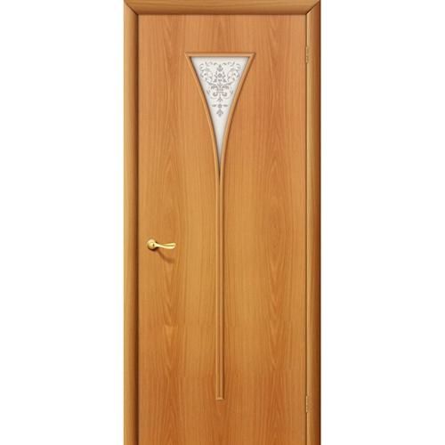Дверь межкомнатная ламинированная, коллекция 10, 3Х, 2000х800х40 мм., остекленная, СТ-Худ, МиланОрех (Л-12)