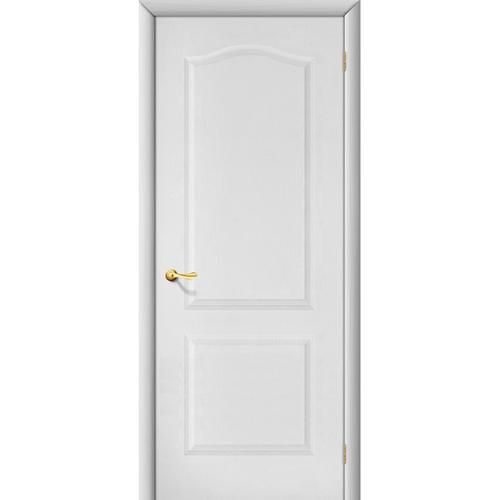 Дверь межкомнатная ламинированная, коллекция 10, Палитра, 2000х700х40 мм., глухая, белый (Л-23)