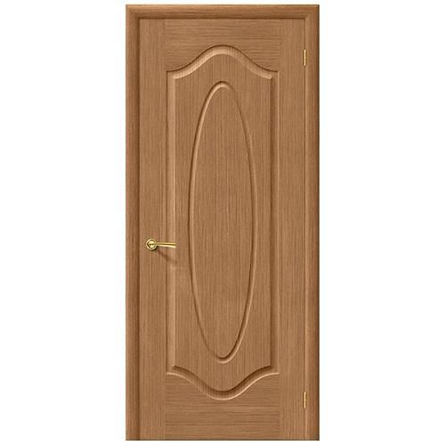 Дверь межкомнатная шпонированная коллекция Комфорт, Аура, 1900х600х40 мм., глухая, дуб (Ф-02)