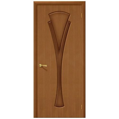 Дверь межкомнатная шпонированная коллекция Стандарт, Флора, 2000х900х40 мм., глухая, орех (Ф-11)